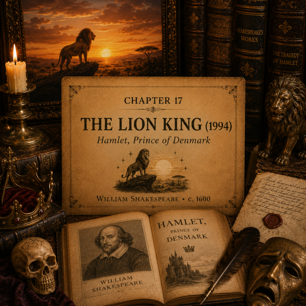 Once Upon A Source Chapter 17 — The Lion King (1994) and its literary connections to William Shakespeare’s Hamlet, Prince of Denmark.